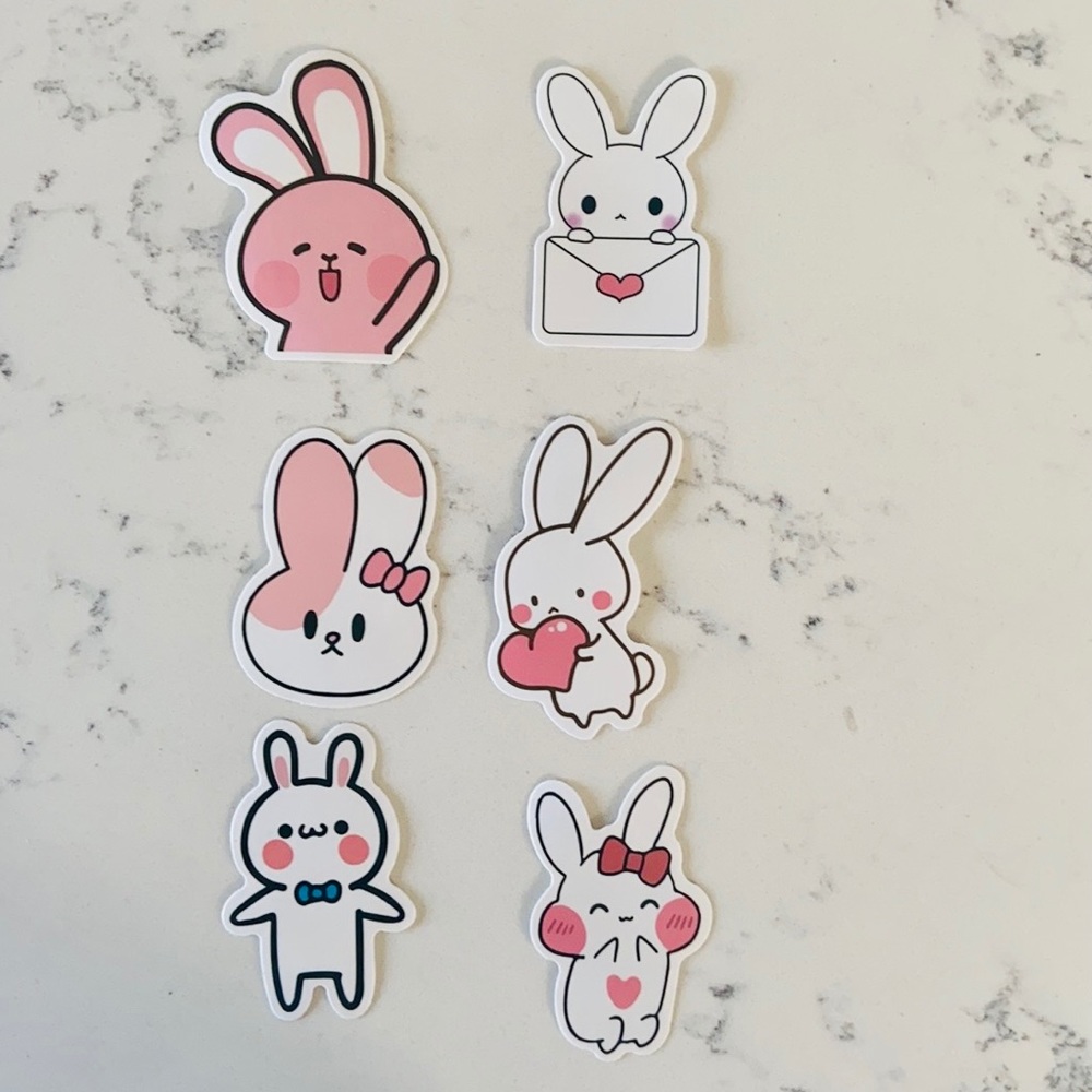 Pink 50 Pieces Cute Sticker Bundle - Picture 11 of 16